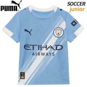 プーマ PUMA マンチェスターシティ 25-26 ホーム レプリカ ユニフォーム ジュニア 780341-01 子供 サッカー フットボール ウェア Tシャツ