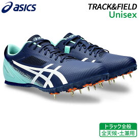 アシックス asics ヒートスプリント13 1093A199-400 ユニセックス 陸上 スパイク 短・中距離用 オールウェザー 土兼用