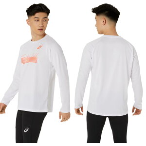 【SALE】アシックス asics グラフィックドライ長袖シャツ 2091A717 メンズ 陸上 ウエア 24AW