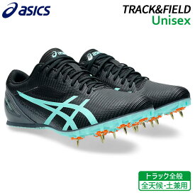 アシックス asics ヒートスプリント13 1093A199-002 陸上 スパイク 短・中距離用 オールウェザー 土兼用 25SS
