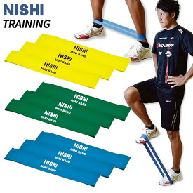 ニシスポーツ NISHI ミニバンド 3本組 NT7930 陸上競技 トレーニング ギア 練習 器具
