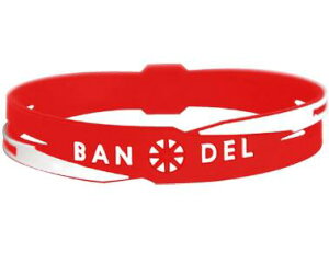 �y�݌Ɍ���zBANDEL �o���f�� cross bracelet �N���X�u���X���b�g RED×WHITE�@SIZE-S