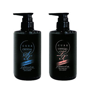 �y�Z�b�g�zCURE CRYSTAL�@�L���A�N���X�^���@�V�����v�[SX 500ml���g���[�g�����gTX�@500g