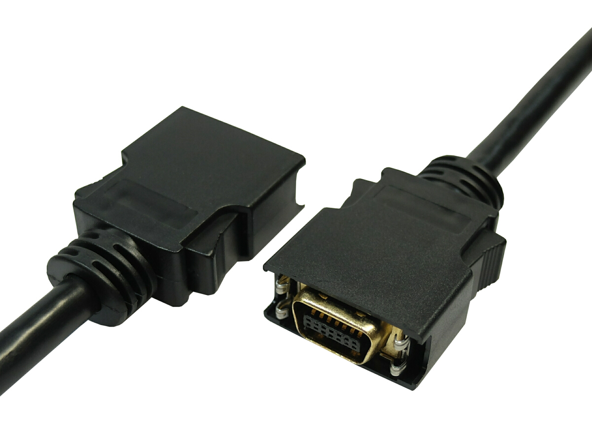 D端子ケーブル 至高 1m ファクトリーアウトレット D1～D5信号対応 ネコポス送料無料 金メッキコネクタ