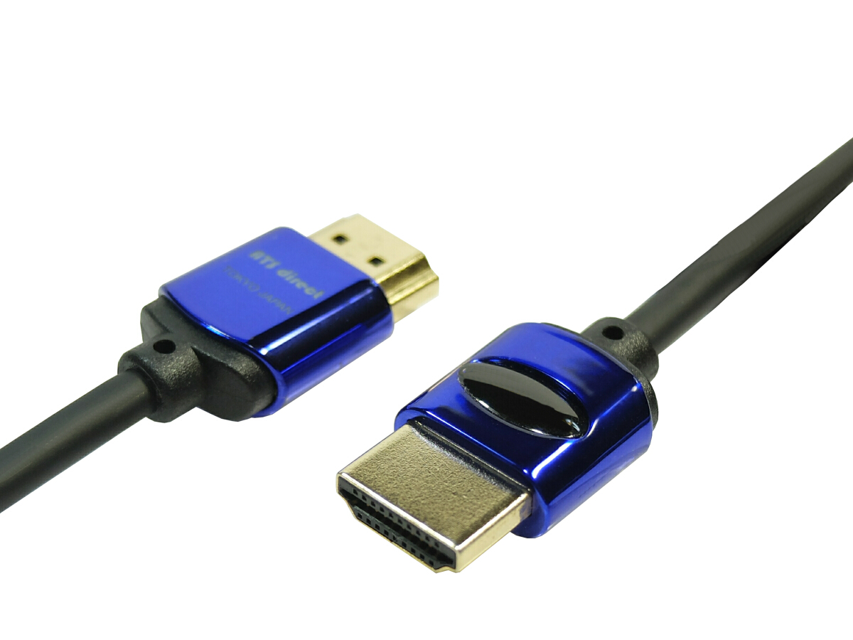 18Gbps HDR対応 Premium HDMI準拠品 プレミアムハイスピード準拠 スリムHDMIケーブル 0.5m 4K 4.4.4 HDMI2.0動作保証 ネコポス送料無料 メーカー直送 24bit HDR 60P 訳あり商品 AWG34