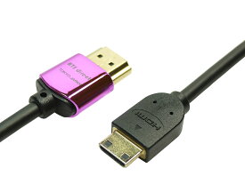 4K 60P 4.4.4 24bit HDMI2.0対応 ミニHDMIケーブル 1.5m High speed with ethernet プレミアムハイスピード仕様ケーブル★ネコポス送料無料★