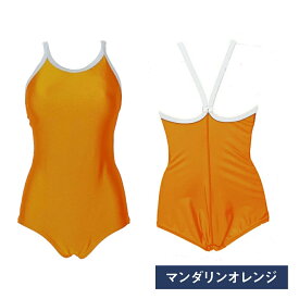 スクール水着 フィットネス水着 日本製 レディース シニア 体型カバー 水着 スイムウェア スイミングウェア ワンピース 送料無料 スクールタイプ 無地 コスプレ スク水 【在庫のないものは受注生産します!!】