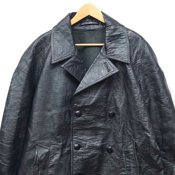 楽天市場】【中古】実物 イタリア警察 レザーコート 1970年代 