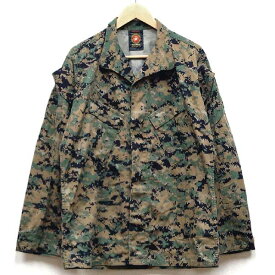 【中古】◆実物 米海軍 USMC MARPAT（マーパット） デジタルカモ ピクセル ジャケット ワッペン無し♪軍物 ミリタリー ウッドランド 迷彩 アーミー ARMY