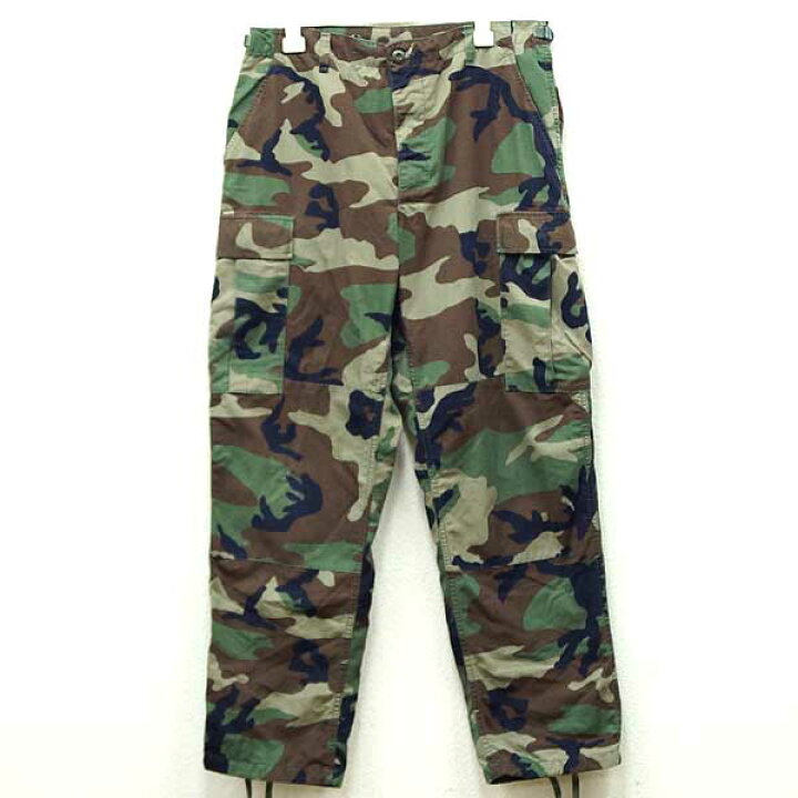 楽天市場】【中古】実物 米軍 ウッドランドカモ BDU リップストップ 