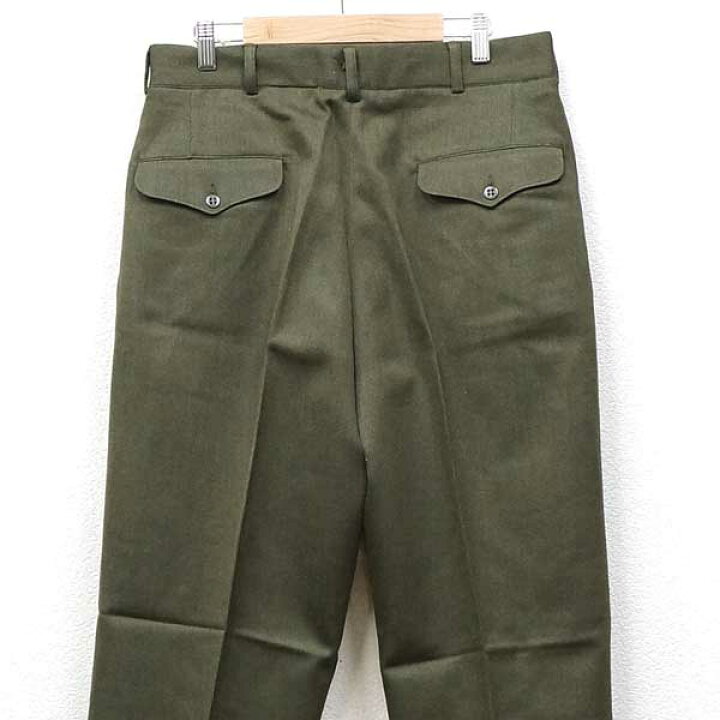 楽天市場】【中古】新品同様◇実物 米軍 USMC ウール ドレスパンツ 