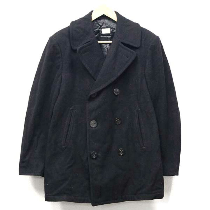 楽天市場】【中古】◇実物 米海軍 US NAVY Pコート 1980年代 ブラック 