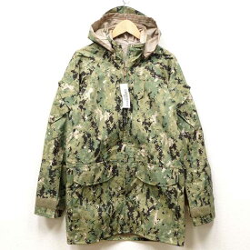 【中古】美品◆実物 米海軍 NWU TypeIII AOR2 ゴアテックスパーカー デジタルカモ GORE-TEX♪ミリタリージャケット マウンテンパーカー アウトドア アメリカ