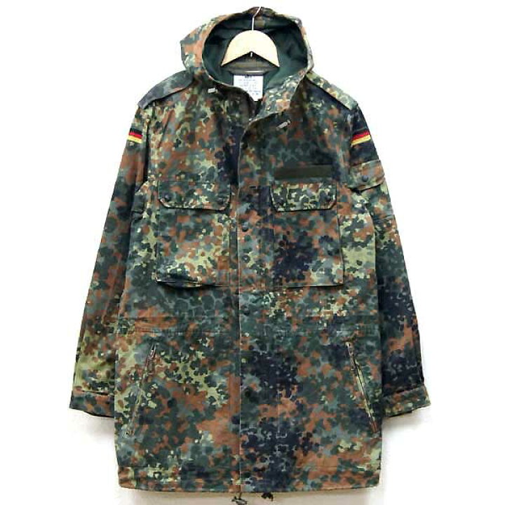 中古】実物 ドイツ軍 フレクターカモ パーカー 迷彩ジャケット 