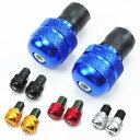 バーエンド グリップエンド アルミ 削り出し M6 P1.0 左右 セット 18mm 汎用 キャップ ハンドル バイク カスタム 二輪