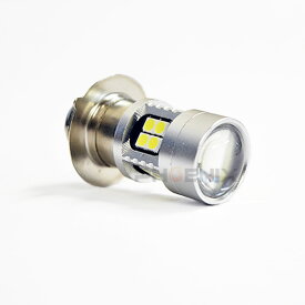 バイク LED バルブ PH7 ヘッドライト 直流 DC6-24V 2.65W P15d-25-1 6V - 12V - 24V HiLo切替 白色発光