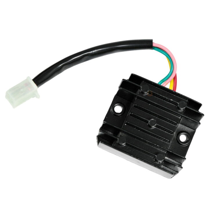 楽天市場 レギュレーター 4ピンカプラー 全波整流 12v バイク Hid化 原付小型 汎用 レギュレター 整備 交換パーツ 補修 オートパーツ フェニックス