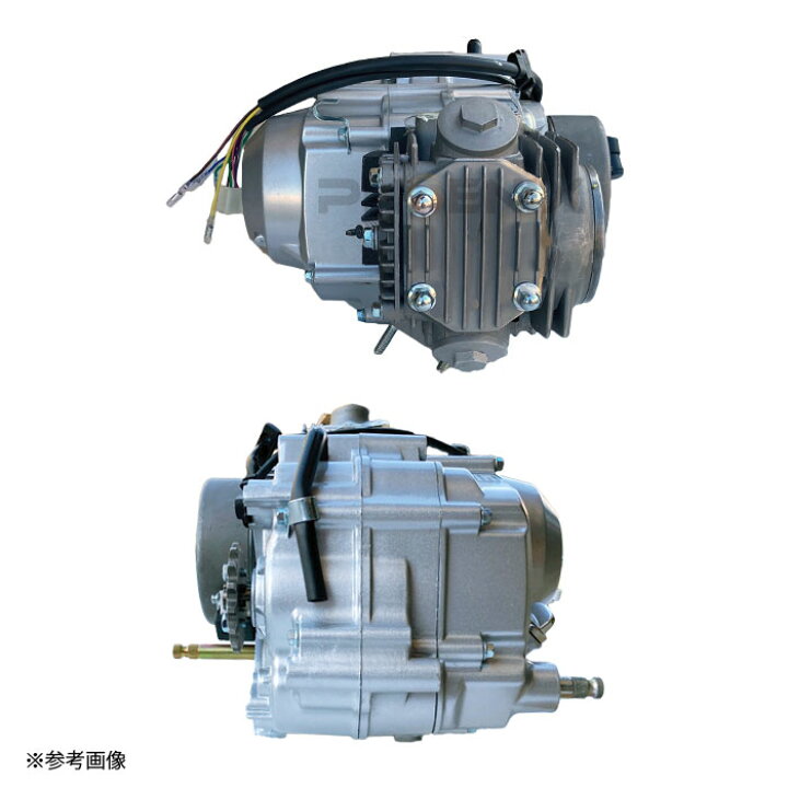 楽天市場】中華 エンジン 本体 110cc ノークラッチ 遠心クラッチ 4速 