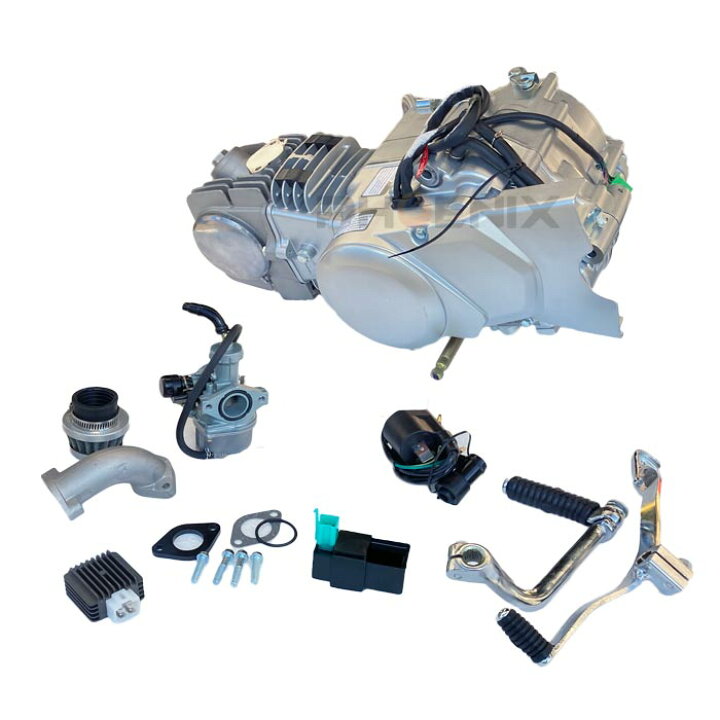楽天市場】エンジン 本体 125cc ZONGSHEN W125-G 4スト 12V 空冷 