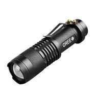 UltraFire CREE社製 防犯 防災 懐中電灯 高輝度 ズーム式 3モード 小型 LED ハンディ ライト ワークライト