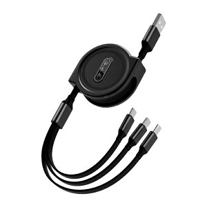 [dP[u 3in1 X}z P[u Lk[dP[u [d 莮 |[^u @Ή iPhone Android Lightning MicroUSB type-C USB 4iK 1{3 3|[g[d