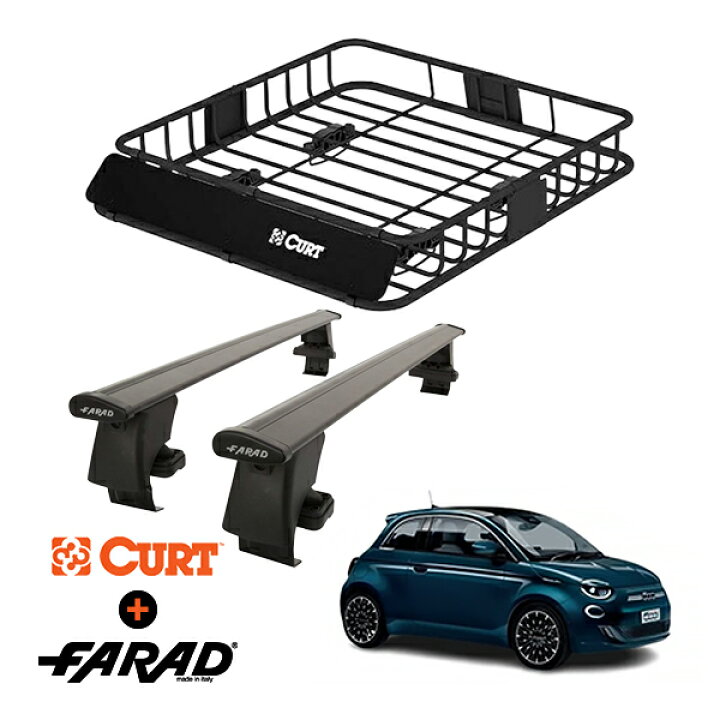 楽天市場】CURT製 ルーフラック ＋ FARAD ルーフバー 2本セット 