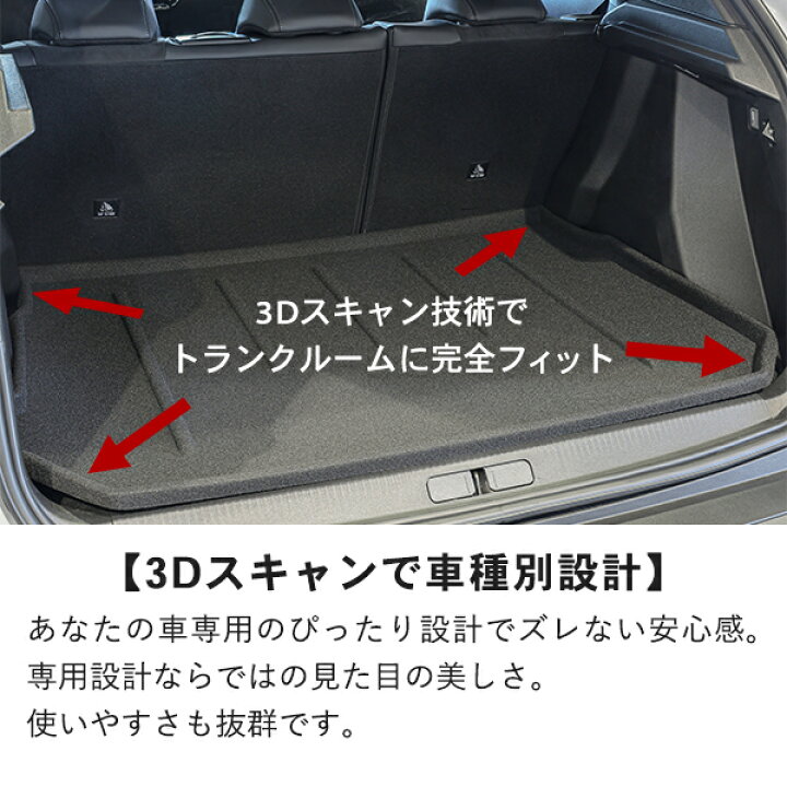 楽天市場】【HBH 正規品】 3D ラグジュアリー ラゲッジマット プジョー 