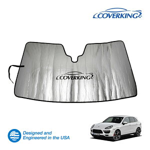 【CoverKing 正規品】 専用設計 サンシェード ポルシェ カイエン 958 PORCSHE フロントガラス ウィンドウ サンシェイド