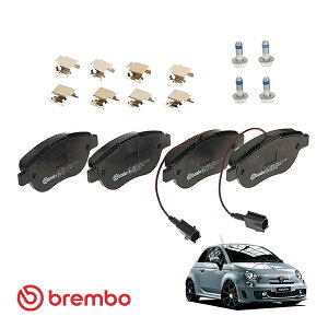 �yBREMBO ���K�i�z �A�o���g 500 312�^ 1.4L �`���N�G�`�F���g ABARTH �t�����g �u���[�L�p�b�h�Z�b�g ���E4�� �u�����{ �v���C�� ECE R90 �F�� P23137