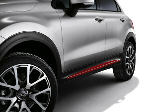 フィアット 純正 サイドモールディング FIAT 500X 334 チンクエチェントエックス レッド サイドフィニッシュ 左右セット 50903548