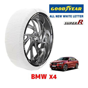 �yGOODYEAR ���K�i�z�O�b�h�C���[ �X�m�[�\�b�N�X �z�� �^�C���`�F�[�� SUPER R / XL�T�C�Y BMW X4 / 3BA-2V20 �^�C���T�C�Y�F 225/60R18 18�C���`�p