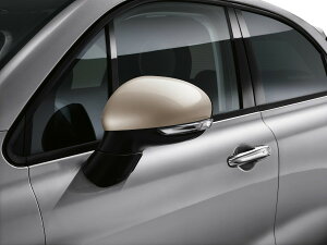 フィアット 純正 サイドミラーカバー FIAT 500X 334 チンクエチェントエックス 左右セット 50903556