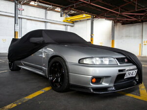 【FITMINT 正規品】日産 ニッサン スカイライン GT-R GTS GTST R33 BCNR33 インドアカーカバー 屋内用ボディカバー ブラック 車種別専用設計