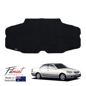 【FITMINT 正規品】トヨタ マーク2 X110型 グランデG グランデ iR-V ラゲッジマット トランクマット ブラック 車種別専用設計