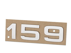 アルファロメオ 純正 Alfa Romeo 159 リア エンブレム ロゴ バッジ クローム メッキ 50502022