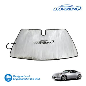 【CoverKing 正規品】 専用設計 サンシェード 日産 フェアレディZ Z34 フロントガラス ウィンドウ サンシェイド