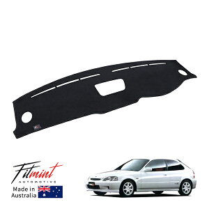 【FITMINT 正規品】 ダッシュマット ダッシュボードマット ブラック ホンダ 6代目 シビック EK 95-00y (平成7年9月〜平成12年8月) 車種別専用設計