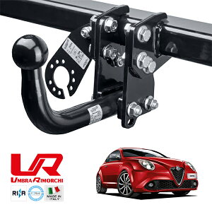 �yUMBRA RIMORCHI ���K�i�z �A���t�@�����I ALFA ROMEO �~�g MiTo 955 �Œ莮�X�����l�b�N �q�b�`�����o�[ �����\�� 1000kg �g�E�o�[ �E���u�� �������L �C�^���A��