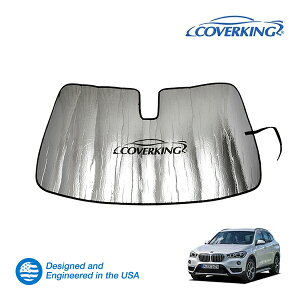 �yCoverKing ���K�i�z ��p�݌v �T���V�F�[�h BMW X1 F48 �t�����g�K���X �E�B���h�E �T���V�F�C�h