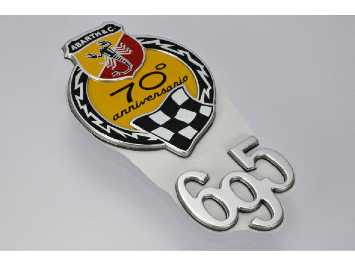 楽天市場】 アバルト純正 ABARTH 500 695 312型 70周年記念限定車 