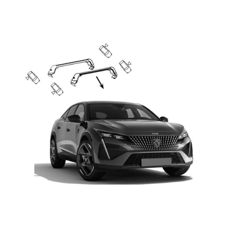 楽天市場】プジョー 純正 ルーフキャリアバー 408 ベースキャリア  