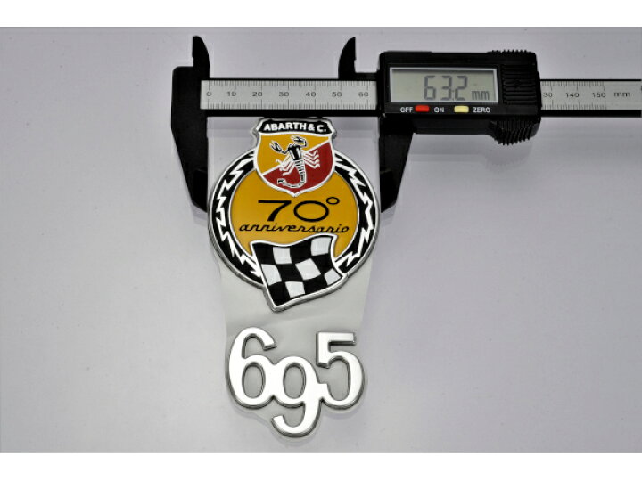 楽天市場】 アバルト純正 ABARTH 500 695 312型 70周年記念限定車 