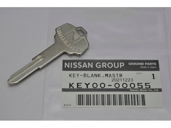 楽天市場】 日産純正 ブランクキー 10本セット 左溝 6山タイプ 生 