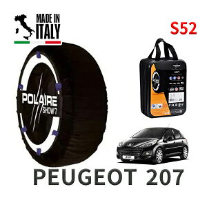POLAIRE ���K�i �X�m�[�\�b�N�X S52 �C�^���A�� �X�m�[�`�F�[�� Show'7 �v�W���[ 207 / A75F01 �^�C���T�C�Y�F 195/55R16