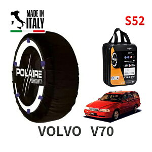 POLAIRE ���K�i �X�m�[�\�b�N�X S52 �C�^���A�� �X�m�[�`�F�[�� Show'7 �{���{ V70 / 8B5244W �^�C���T�C�Y�F 195/60R15