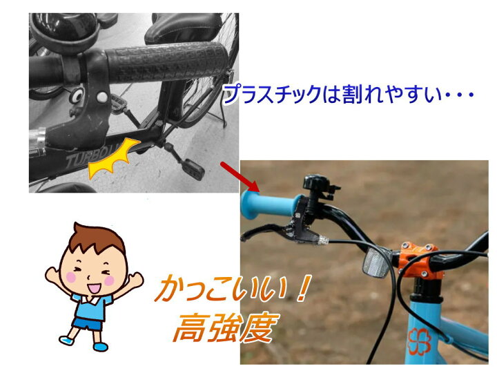 楽天市場】自転車用 アルミ製 ブレーキレバー 左右セット 22mm 破損 