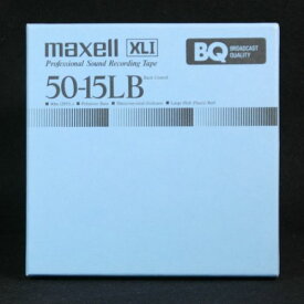 【中古】5号オープンリールテープmaxell/マクセル XLI50-15LB （国産）