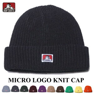 �j�b�g�L���b�v BEN DAVIS �x���f�C�r�X �j�b�g�X BDW-9546 �}�C�N�����S�j�b�g�L���b�v MICRO LOGO KNIT CAP �X�q �l�R�|�X ���[���֑������� �V���� ��̓� �����z�� �v���[���g