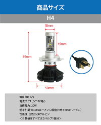 LEDヘッド/フォグランプ時代はHIDからLEDへCREE/クリー社製LED4200ルーメンフィルム付属で色温度が5色から選べるH8/H11/H16HB3/HB4
