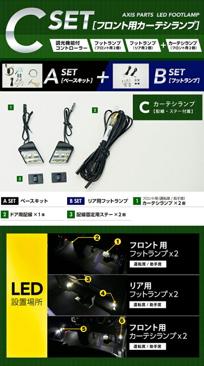 楽天市場】【ポイント5倍！3/21 20:00〜3/22 1:59】LEDフットランプ 